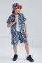 Imagem de Conjunto de roupas Bluey Bingo Big Boys Shirt Shorts Sun Hat 10-12