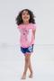 Imagem de Conjunto de roupas: camiseta Bluey Toddler para meninas e shorts para golfinhos