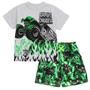 Imagem de Conjunto de roupas: camiseta e shorts Monster Jam Grave Digger para meninos