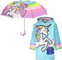 Imagem de Conjunto de roupas de chuva Addie & Tate Unicorn Design para crianças de 7 a 9 anos