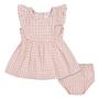 Imagem de Conjunto de roupas Gerber Baby Girls Dress and Fraldas Cover 4T Gingham