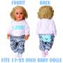 Imagem de Conjunto de roupas OYESY Reborn Baby Dolls 43-56 cm com 4 peças de acessórios