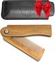 Imagem de Conjunto de sândalo verde dobrável Viking Revolution Beard Comb 2