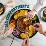 Imagem de Conjunto de Servir Taco Bar Kusini Lazy Susan com Panela Aquecida 900ml