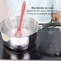 Imagem de Conjunto de Silicone Cozinha 10 Peças Utensilios Preparo Refeiçao Espatula Fouet Colher Escumadeira Flexivel Resistente