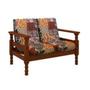 Imagem de Conjunto de sofa madeira maciça 3+2 lugares cor imbuia
