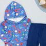 Imagem de Conjunto de Soft com Blusa e Calça Dino em Tons Azuis