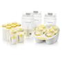 Imagem de Conjunto de soluções de armazenamento de leite materno Medela, suprimentos de amamentação e recipientes, organizador de leite materno, feito sem BPA
