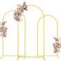 Imagem de Conjunto de suporte de fundo Wedding Arch Rengue 180 cm/150 cm/120 cm de metal