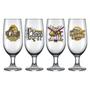 Imagem de Conjunto de Taças de Cerveja Floripa Nadir 300 ml com 4 Peças