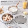 Imagem de Conjunto de Taças de Mistura COOK WITH COLOR 5L em Aço Inoxidável com Escorredor