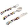 Imagem de Conjunto de Talheres Mickey 3 Peças Garfo Faca Colher Inox Disney Infantil Simonaggio