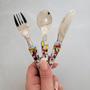 Imagem de Conjunto de Talheres Mickey 3 Peças Garfo Faca Colher Inox Disney Infantil Simonaggio