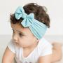 Imagem de Conjunto de Tiaras de Laço para Bebês e Meninas - Bandanas Elásticas e Turbantes