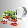 Imagem de Conjunto De Tigelas Aço Inox 5 Peças Com Tampa Resistente