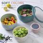 Imagem de Conjunto de Tigelas de Mistura COOK WITH COLOR Prep - 12 Peças com Tampas