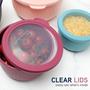 Imagem de Conjunto de Tigelas de Preparação COOK WITH COLOR - 6 Peças com Tampas Azul-Marinho