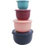 Imagem de Conjunto de Tigelas de Preparação COOK WITH COLOR - 6 Peças com Tampas Azul-Marinho