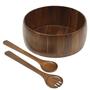 Imagem de Conjunto de Tigelas para Salada Gibson Home Laurelton - Madeira de Acácia