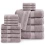 Conjunto de Toalhas de Banho LANE LINEN 16 Peças - 100% Algodão 600g/m² Imagem de Conjunto de Toalhas de Banho LANE LINEN 16 Peças - 100% Algodão 600g/m²