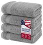 Imagem de Conjunto de toalhas de mão American Veteran Towel 100% algodão (pacote com 4)