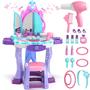 Imagem de Conjunto de toucador Pretend Play Lehoo Castle com acessórios para meninas