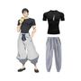 Imagem de Conjunto De Treino De Compressão Jujutsu Kaisen Toji Masculino, Camiseta De Secagem Rápida, Calça De