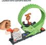 Imagem de Conjunto de trilhas para carros de brinquedo Hot Wheels Gator Loop Attack com carro 1:64