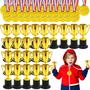 Imagem de Conjunto de troféus e medalhas Fottaqqan para crianças, vencedor de 48 unidades