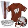 Imagem de Conjunto de Uniforme de Futebol Infantil Franklin Sports NCAA Wisconsin Badgers