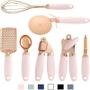 Imagem de Conjunto de Utensílios de Cozinha Wokex Rose Gold - 7 Peças em Aço Inoxidável