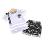 Imagem de Conjunto De Verão Para Bebês Meninas Meninos Crianças 2 Peças Camiseta Shorts Conjunto Casual De