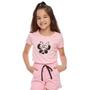 Imagem de Conjunto de verão Rosa BB Minnie infantil/juvenil