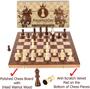 Imagem de Conjunto de xadrez de madeira para crianças e adultos - 15 Staunton Chess Set - Grandes Conjuntos de Jogos de Tabuleiro de Xadrez Dobrável - Armazenamento para Peças  Wood Pawns - E-Book exclusivo para iniciante - 2 Rainhas Extras