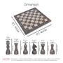 Imagem de Conjunto de xadrez Marble Hives Oceanic & Virona 15x15 cm com tabuleiro