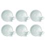 Imagem de Conjunto de Xícaras Chá Porcelana Schmidt Pomerode com 6 Peças