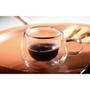 Imagem de Conjunto de Xícaras de Café Expresso Parede Dupla com Alça 100ml 2pçs - Bugatti