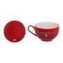 Imagem de Conjunto De Xícaras Para Chá Com Pires Em Porcelana L'Amour Com 12 Peças 160ml Haüskraft