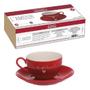 Imagem de Conjunto De Xícaras Para Chá Com Pires Em Porcelana L'Amour Com 12 Peças 160ml Haüskraft