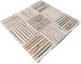 Imagem de Conjunto Deck Madeira Pinus  4 Uni 50x50cm De Qualidade Para Garagem