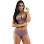 Imagem de Conjunto Diluxo Costas com Renda Roxo