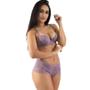 Imagem de Conjunto Diluxo Costas com Renda Roxo