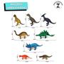 Imagem de Conjunto Dino Rex 8 peças Animais Jurassic Park - Miniatura Infantil Pre Histórica Safari Criança