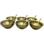 Imagem de Conjunto Dourado Para Servir Sobremesas - By Fineza