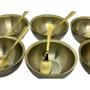 Imagem de Conjunto Dourado Para Servir Sobremesas - By Fineza