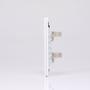 Imagem de Conjunto duplo 4x2 2 Interruptor Simples  10A Branco Infiniti Margirius