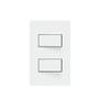 Imagem de Conjunto duplo 4x2 2 Interruptor Simples  10A Branco Infiniti Margirius