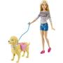 Imagem de Conjunto e Boneca - Barbie Sisters e Pets - Passeio com Cachorrinho - Loira - Mattel