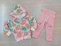 Imagem de Conjunto Elian Ursinha Bege Com Rosa Cód: 552