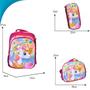 Imagem de Conjunto Escolar Lancheira Mochila E Estojo Unicórnio Rosa Glitter Charmoso Para Escola E Viagem Barato